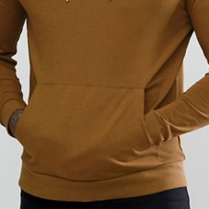 Sudaderas lisas de alta calidad con logotipo personalizado de 280gsm, sudaderas con capucha en blanco de gran tamaño para hombre - Product Image 3