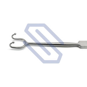 Retracteur cutané Fomon 6,25 pouces, crochet vétérinaire à double pointe, extrémité sphérique, acier inoxydable, instruments - Product Image 3