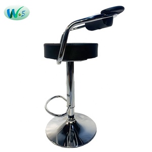 <span class=keywords><strong>Chaise</strong></span> <span class=keywords><strong>de</strong></span> <span class=keywords><strong>bar</strong></span> noire WS98121, hauteur réglable avec coussins <span class=keywords><strong>de</strong></span> dossier, tabourets <span class=keywords><strong>de</strong></span> <span class=keywords><strong>bar</strong></span> ronds pour cuisine, chaises hautes <span class=keywords><strong>de</strong></span> cuisine, vente en gros, cuir PU - Product Image 3