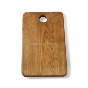 Planche à découper en teck rectangulaire, grande, en bois massif, faite à la main, HD70784 Propinsi Jawa Tengah - Product Image 2