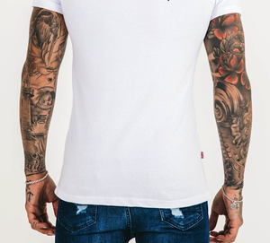 เสื้อยืดคอกลมสำหรับทั้งชายและหญิงเสื้อคอตตอนคอมบ์แขนสั้นผ้าเจอร์ซีย์ปักโลโก้ลายสีทึบใหม่สำหรับฤดูร้อน - Product Image 6