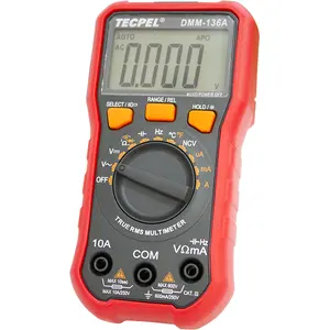 Teclel 5999 Hitungan Multimeter Digital DMM-136A