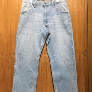 Nouveau design, jean droit pour homme en coton 100% solide, respirant, imperméable, lavé sur mesure - Product Image 1