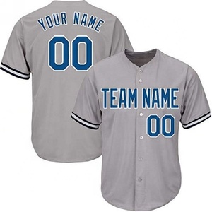 Custom Printing Breathable Sportswear Baseball Jersey Mens Digital Print High Quality - Product Image 5