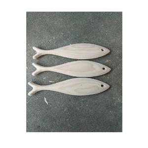 Pez decorativo de madera 100% Natural para niños, juguete Multicolor, decoración del hogar, pared colgante segura - Product Image 5