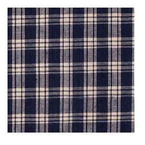 Top Selling Shirting Yarn Dyed 100% Organic Cotton Fabric Customized Textile Raw Material Fabric Manufacturer