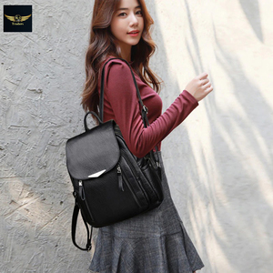 Sac à dos femme 2023 voyage grand sac à dos en cuir PU sac à main cartable pour filles sac à bandoulière femme femme - Product Image 6