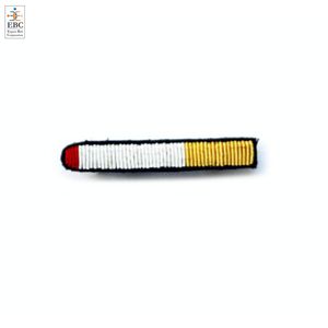 Broche à talon haut en argent Bullion broche à la main fil de Bullion en or ou argent broches broderie à la main Motifs patchs - Product Image 2