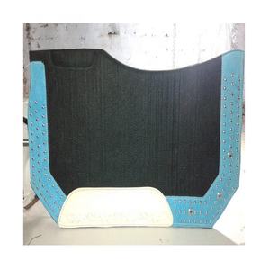 Premium Western Saddle Pads Manta Concha de cuero con relleno de algodón de fieltro de lana forrado con forro polar para montar a caballo cómodo - Product Image 2