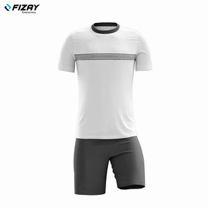 Maillot de football sportif respirant personnalisé en polyester uni pour hommes Ensembles d'uniformes de football Ensemble de maillots de football Kits de football Ensemble complet - Product Image 3