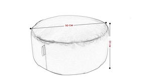 2025 nuovo arrivo sgabello in pelle di Design moderno <span class=keywords><strong>Pouf</strong></span> <span class=keywords><strong>Pouf</strong></span> <span class=keywords><strong>Pouf</strong></span> tessuto ottomano imbottito sedia da caffè e <span class=keywords><strong>sacco</strong></span> a <span class=keywords><strong>sacco</strong></span> - Product Image 6