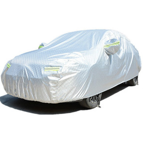 ZS fábrica <span class=keywords><strong>verano</strong></span> aislamiento térmico coche estacionamiento UV sol lluvia impermeable Peva protección coche cubierta - Product Image 1