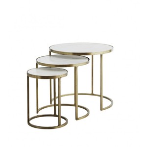 Bộ 3 Bàn Cà Phê Đá Cẩm Thạch Thiết Kế Độc Đáo/Bàn Cà Phê Văn Phòng/Bàn Làm Móng Chất Lượng Cao - Product Image 1