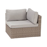 Chaise de plage Moon en polyrotin avec structure en aluminium traditionnelle pour usage extérieur, chambre, salle de sport, hôtel, salon, parc et extérieur