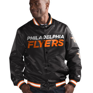 Chaqueta de bombardero de satén para hombre de poliéster 100% personalizada al por mayor OEM estilo universitario moderno ideal para marcas de moda urbana - Product Image 3