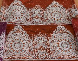 Cravate africaine élégante en soie perlée pour femmes indiennes et nigérianes - Product Image 1