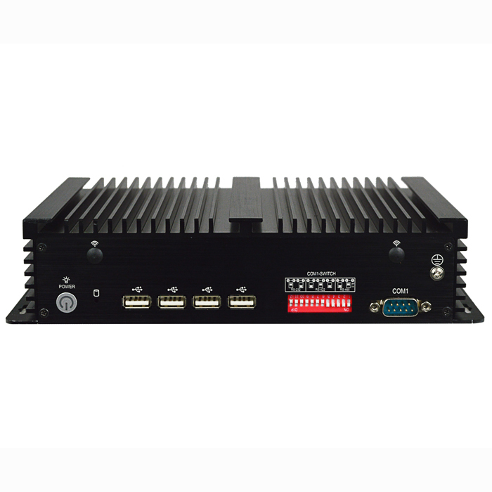 Integrado Mini PC sin ventilador x86 CPU J1900 Quad Core 3G/4G wifi ordenador industrial