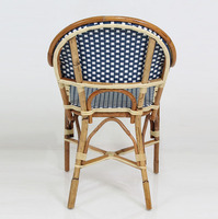 Fauteuil bistrot français contemporain en rotin Matignon pour la maison, la villa et le salon