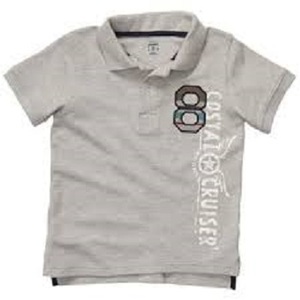 เสื้อเชิ้ตเด็กสั่งทำราคาถูก ผ้าฝ้ายถัก 100% ระบายอากาศได้ดี ปักลาย แห้งเร็ว ไซส์ใหญ่ แขนสั้น ลายเรียบ - Product Image 1