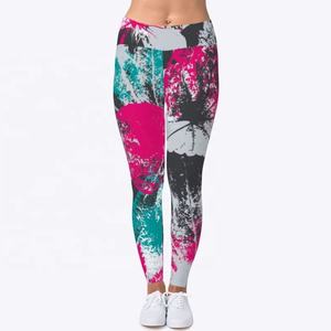 Highly Quality Digital Printed Women's <b>Gymnastic</b> Leggings Custom Design Sublimated Tight Skinny Fit Anti-Bacterial Quick Dry - Product Image 5