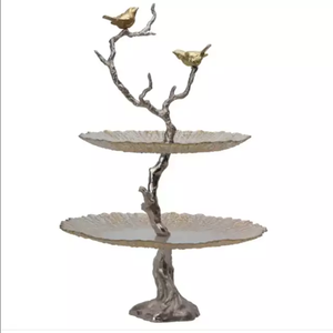 Bandeja de tartas para fiesta de boda, soporte decorativo de tamaño personalizado, diseño moderno, de Metal, superventas, Moderno - Product Image 4