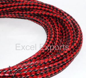 Vente en gros String multicolore en cuir tressé avec cordon 3mm-8mm Laisses pour chien et fabrication de bijoux pour sacs Produits en cuir - Product Image 3