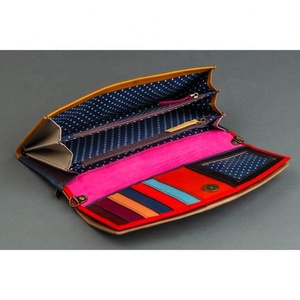 LW 2024 <b>Ladies</b> <b>Wallet</b> Genuine Vegan Leather Clutch Purse with Money Clips Latest Design for Women - Product Image 4