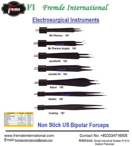 จักษุ Bipolar Forceps ใช้ซ้ำได้,Mcpherson Coaptation Needle Jeweller Tenzel Iris 10.2ซม. ถึง15ซม. ปลาย0.5 1มม. ได้รับการรับรองโดย CE - Product Image 3