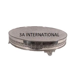 Support à gâteaux de luxe support à cupcakes avec forme arrondie pour articles de décoration d'anniversaire célèbre support à fruits nickelé - Product Image 1