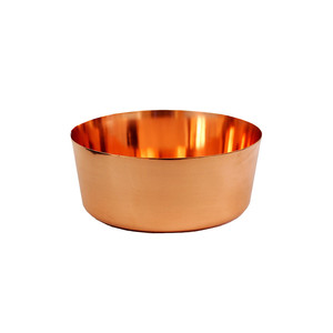 Bol de service en cuivre de grande qualité, magnifique bol décoratif rond en métal embossé, vaisselle à fruits à prix avantageux - Product Image 4