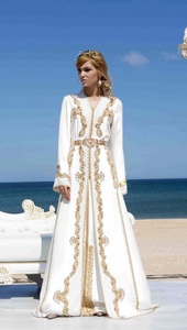 --- BEAUTIFUL--DESIGN--OF---NEW--CAFTAN-Robe avec BEAUTIFUL--ZARI -- Embelli travail-POUR-FÊTE-USURE et De Mariage-2021... - Product Image 2