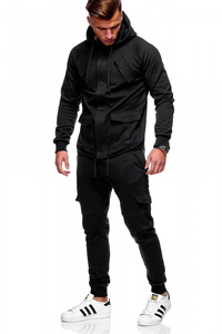 Ensemble de survêtement de sport pour homme, avec Logo personnalisé, pour Jogging, survêtement, vêtements d'entraînement, - Product Image 5