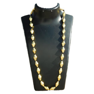 new design traditional <b>handmade</b> single layar golden tribal dolki beads <b>necklace</b> for womens and girls - Product Image 1