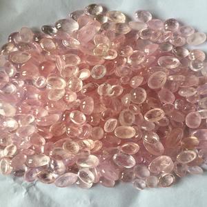อัญมณีสีชมพูหลวมเกรด AAA morgonite ได้รับการรับรองจาก IGI เครื่องประดับธรรมชาติรูปไข่และทรงกลมตัด750กะรัต - Product Image 3