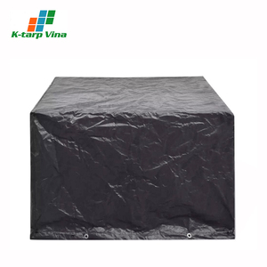 Bâche en PE imperméable et écologique, tissu tissé enduit de LDPE, protection anti-UV, housse de protection unie pour meubles d'extérieur - Product Image 2