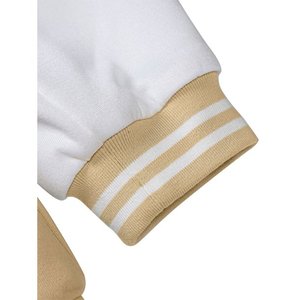 Venta al por mayor Streetwear cuero manga béisbol Letterman personalizado Varsity chaqueta para los hombres Casual cremallera chaqueta tejida chaqueta de trabajo - Product Image 4