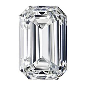 Diamant en vrac en forme d'émeraude, 3 Carat, couleur D, VVS, clarté, certifié IGI, pour bague Solitaire - Product Image 2