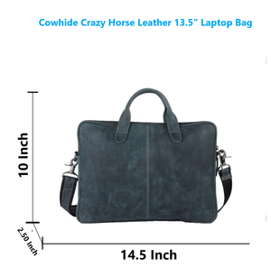Best Selling Luxury Genuine Leather <b>Laptop</b> Bag for Professionals with Padded <b>Sleeve</b> and Organizer Pockets Available for Sale - Product Image 2