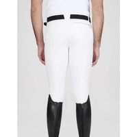 Horsekraft Pantalon d'équitation homme coupe basse avec grip en silicone intégral, design personnalisé, poche téléphone, respirant et anti-humidité