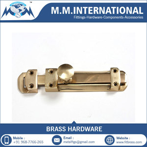 Perno de Torre moderno chapado en oro para puertas de apartamentos, ecológico y fácil de limpiar - Product Image 3