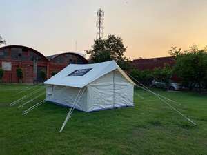 Tente de camping pour conditions météorologiques difficiles, secours en cas de catastrophe, imperméable, toile de coton 100%, tente pour les réfugiés, tente de secours d'urgence - Product Image 5