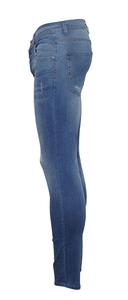 กางเกงยีนส์แฟชั่นสูงสำหรับผู้ชาย,กางเกงยีนส์ขาฉีกสีฟ้าน้ำหนักเบามียี่ห้อสำหรับผู้ชาย - Product Image 5