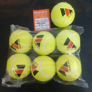 Fabricante mayorista de juguetes de goma para mascotas con logo personalizado impreso, pelotas de tenis para perros. - Product Image 2