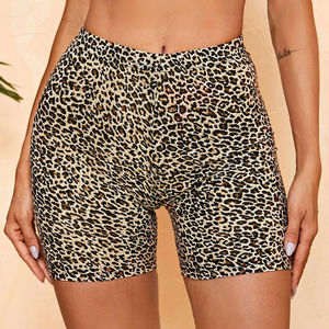 Pantalones cortos de cintura alta para mujer, shorts estampados por sublimación, diseño y material hecho a medida, precio al por mayor - Product Image 3