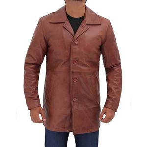 Hot Sale Industrial Heat <b>Welding</b> Safety Winter Long Leather Unisex Coats Best Price - Product Image 6
