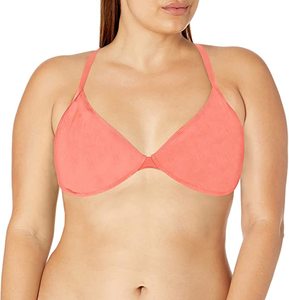 Bikini sin tirantes de dos piezas de color sólido con varios patrones Animal Fruit Letter Knitting Dot Summer Beach Servicio OEM Adultos - Product Image 5