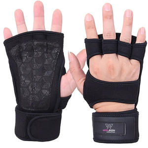 Guantes de gimnasio antideslizantes personalizados, guantes de entrenamiento de mano deportivos transpirables para levantamiento de pesas, levantamiento de pesas Unisex, venta al por mayor para hombres - Product Image 4