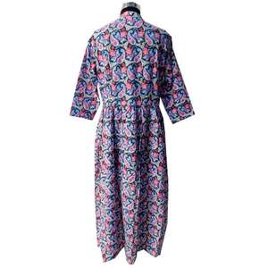 Handmade Summer Bohemian Women <b>Long</b> Maxi <b>Dress</b> Casual Full Sleeve High Waist Elegant Causal Summer Woman Cotton <b>Long</b> <b>Dresses</b> - Product Image 2