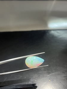 ลูกแพร์คุณภาพสูงจากเอธิโอเปีย,ทรงหลวมธรรมชาติ6.15 Cts พลอยหลวมผลิตเครื่องประดับอัญมณี Cabochon Cut - Product Image 6