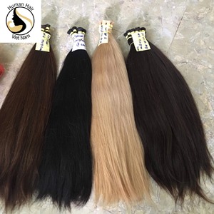 Tissage en lot péruvien Remy naturel lisse brun — #4, 100% cheveux humains, Extensions capillaires, trame, pour femmes - Product Image 4